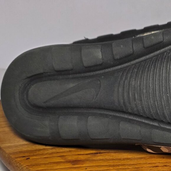 Nike Mens Black and Gray Camouflage Pattern Slip on Slide Sandals Size 8 - Picture 7 of 10